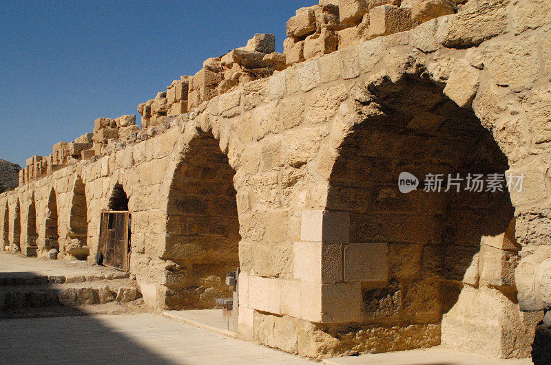 阿尔卡拉克， 约旦： 莫比特斯城堡